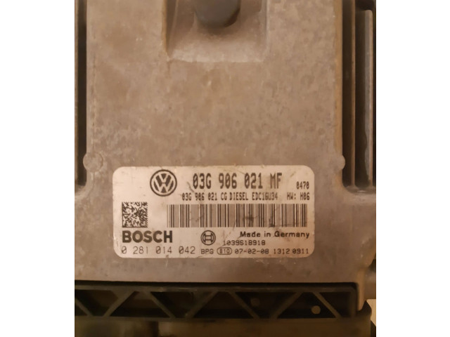 Řídící jednotka 03G906021CG, 0281014042 Volkswagen Caddy 2007