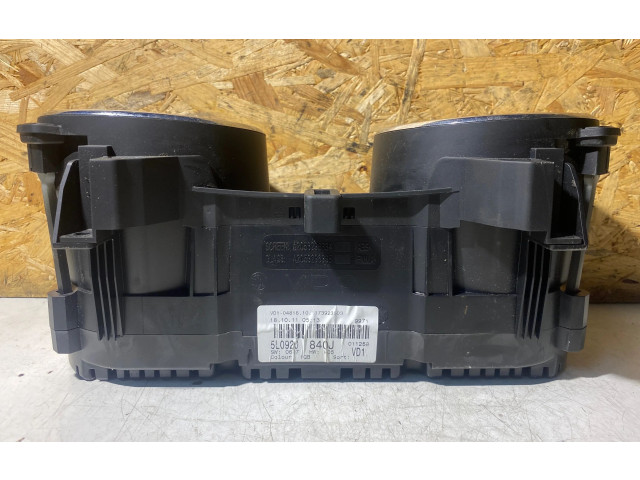 Панель приборов 5L0920840J, 1173923503 Skoda Yeti (5L)