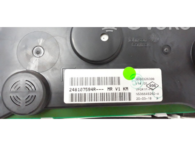 Панель приборов 248100770R   Dacia Dokker       