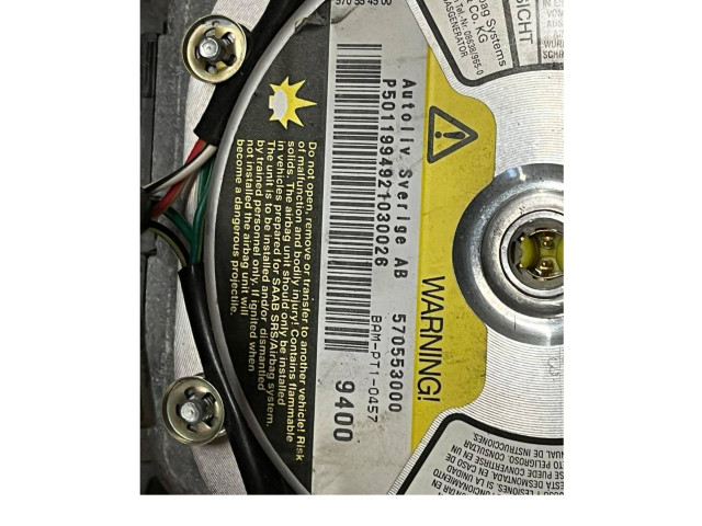 Подушка безопасности водителя 570553000, BAMPT10457   Saab 9-5