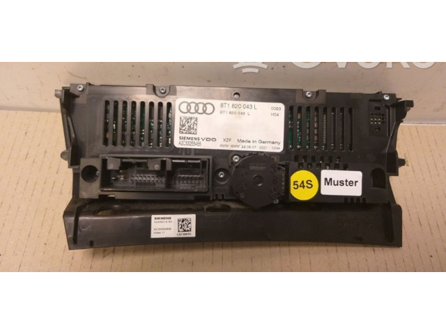 Блок управления климат-контролем 8T1820043L, 8T1820043L   Audi A5 8T 8F