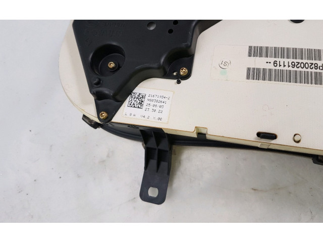 Спидометр (приборный щиток) 8200261119, Z0-7407G   Renault Clio II   