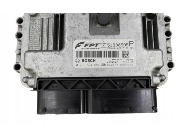 Řídící jednotka 51830585P, 0261S04664 Alfa Romeo Mito 2011