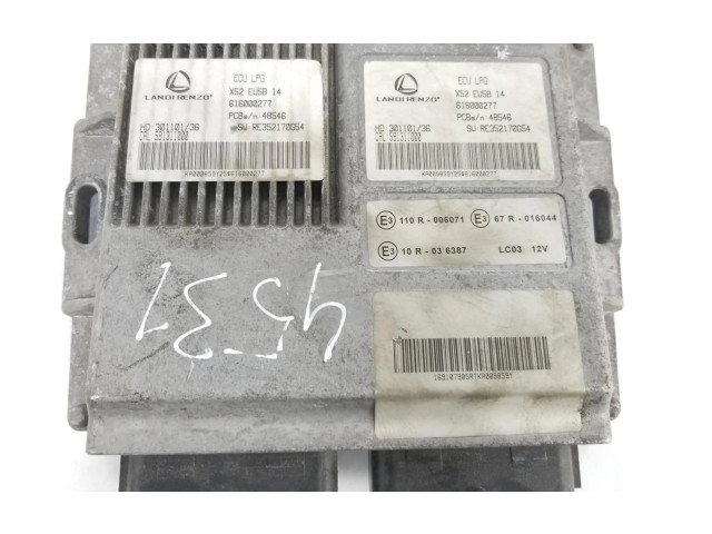 Блок управления 591311000, 616000277 Dacia Sandero