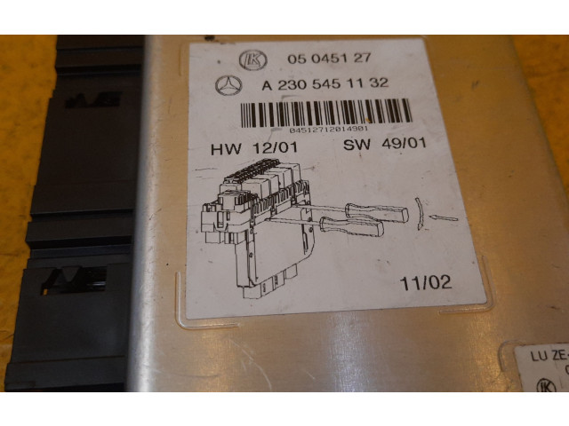 Блок комфорта A2305451132 Mercedes-Benz SL R232
