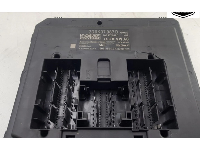 Блок управления 2Q0937089D, 2Q0937087D Skoda Fabia Mk4 (6VA)