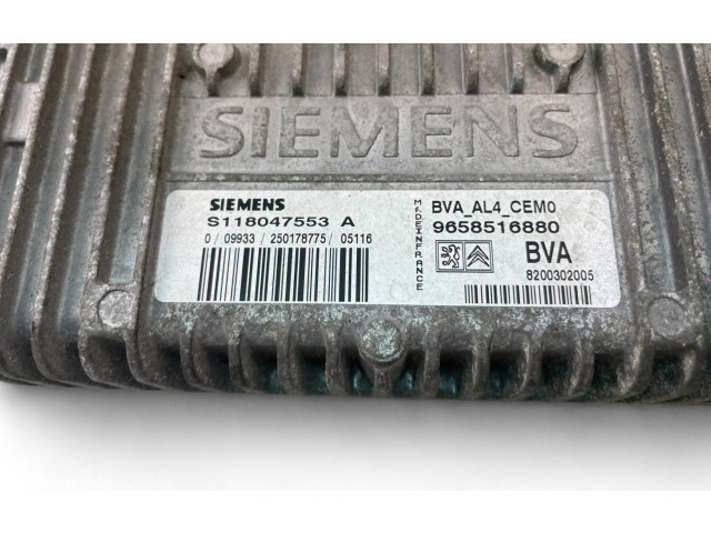 Блок управления коробкой передач 9658516880, S118047553A Citroen Xsara