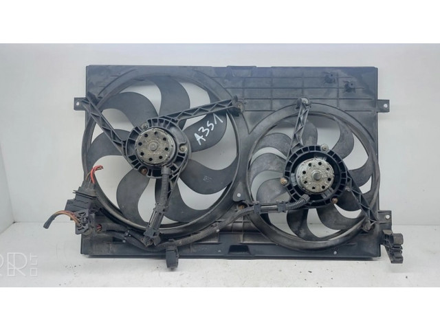 Вентилятор радиатора 1J0121207, 1J0121205 Audi A3 S3 8L 1.9