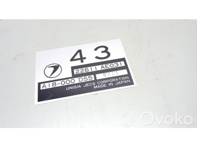 Řídící jednotka 22611AE031, A18000DS5 Subaru Legacy 1998