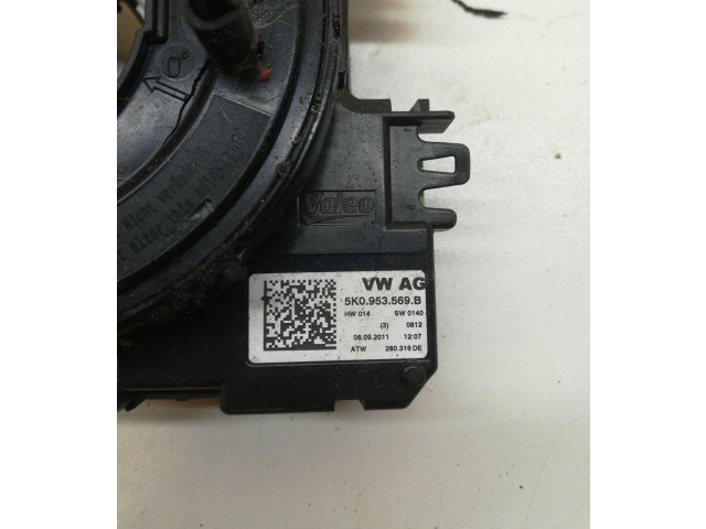 Подрулевой шлейф SRS 5K0953569B, 08092011 Skoda Superb B6 (3T)