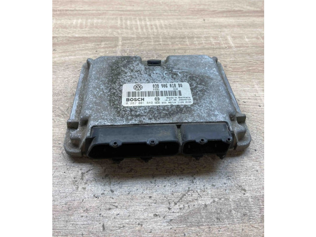 Блок управления двигателем Блок управления 038906018BQ, 0281001849   Skoda Octavia Mk1 (1U)