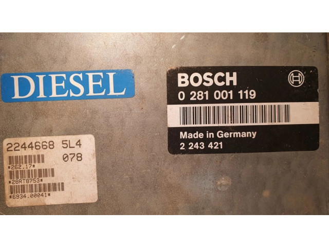 Řídící jednotka 0281001119 Acura ILX 2000