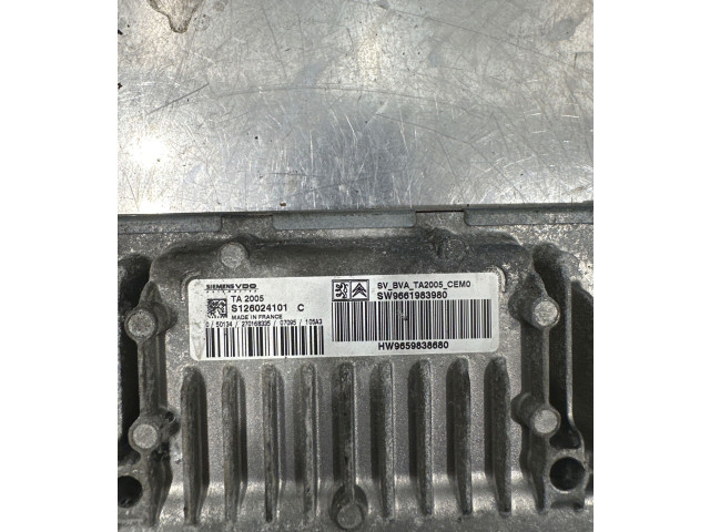 Блок управления коробкой передач S126024101C, 9661983980   Citroen C4 I