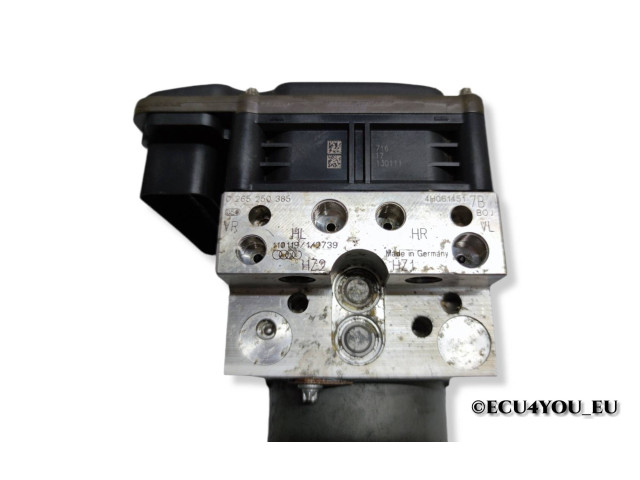 Jednotka ABS 4H0907379B, 0265250385 Audi A8 S8 D4 4H 2013