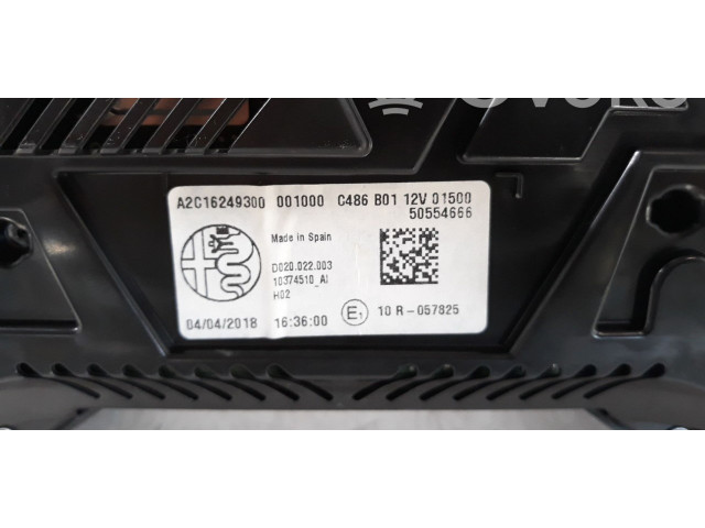 Přístrojová deska  Alfa Romeo Stelvio 2018 50554666, A2C16249300  