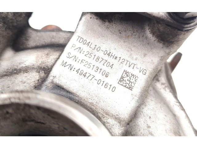 Turbodmychadlo Турбина 25187704, 49477-01610 Opel Antara A22DM