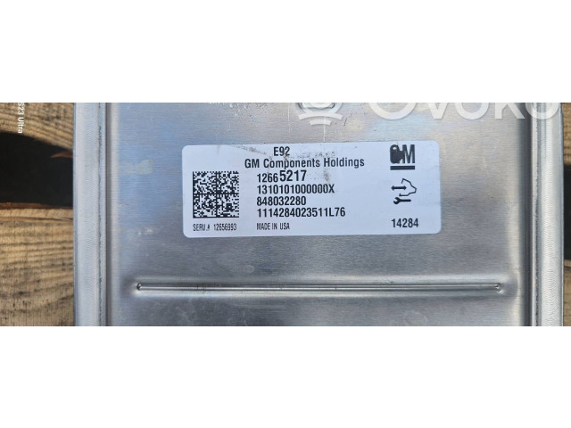Блок управления двигателя 12665217, 11142840235   Chevrolet Corvette C7