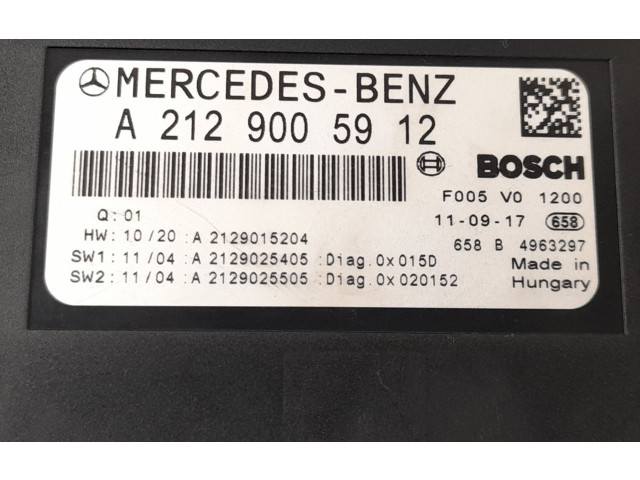 Pojistková skříňka 2129005912, 2129004810 Mercedes-Benz GLK (X204) 2011