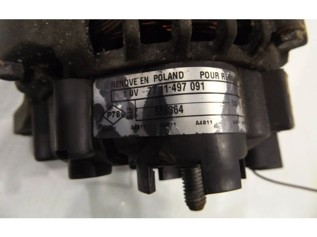 Генератор 7711497091   Renault Clio III      