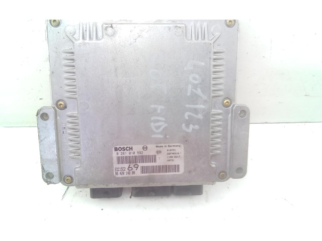 Блок управления двигателя 0281010592, 0281010592 Peugeot 306