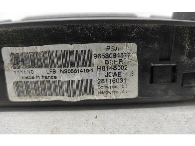 Блок управления климат-контролем 9658084577 Citroen C4 I