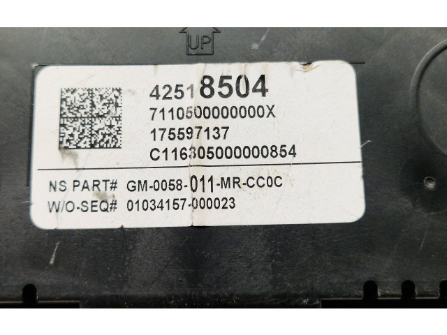 Панель приборов 42518504 Buick Encore I