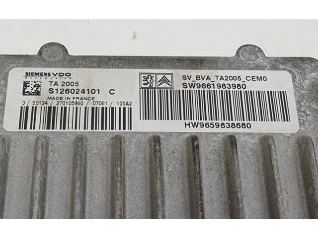 Блок управления коробкой передач 9661983980, S126024101C Citroen C4 I