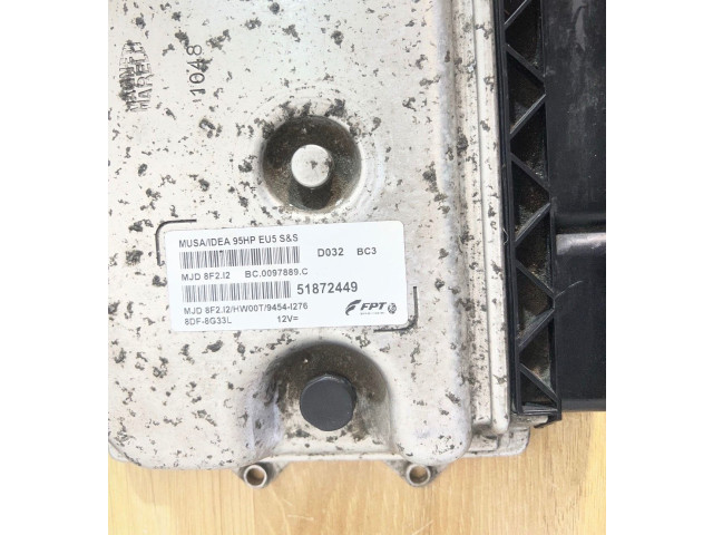 Блок управления двигателя 51872449 Lancia Musa