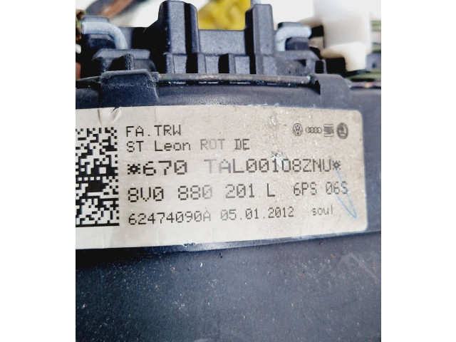 Подушка безопасности водителя 8V0880201L, 62474090A Audi Q3 8U