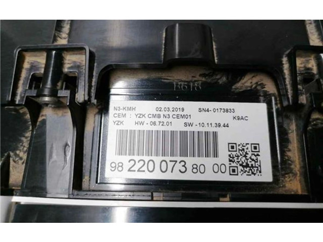 Přístrojová deska Citroen Berlingo 2019 9822007380, 9822007380