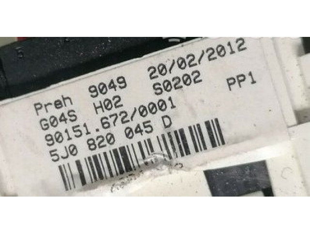 Steuergerät Klimaanlage 5J0820045D   Skoda Fabia Mk2 (5J)