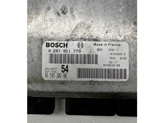 Блок управления двигателя 9659520280, 0281011779 Citroen C8