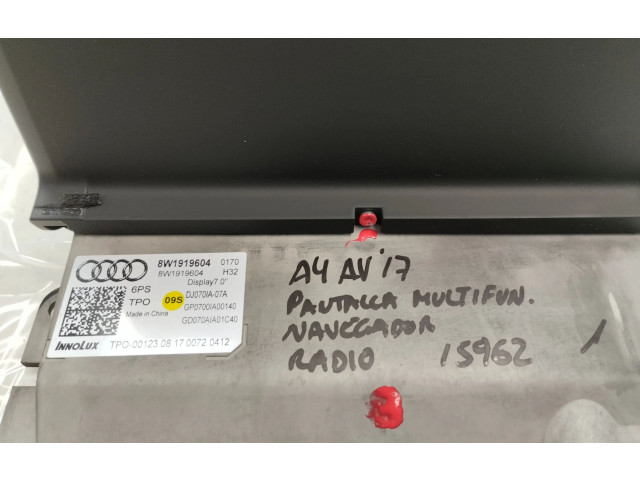 Дисплей 8W1919604 Audi A4 Allroad
