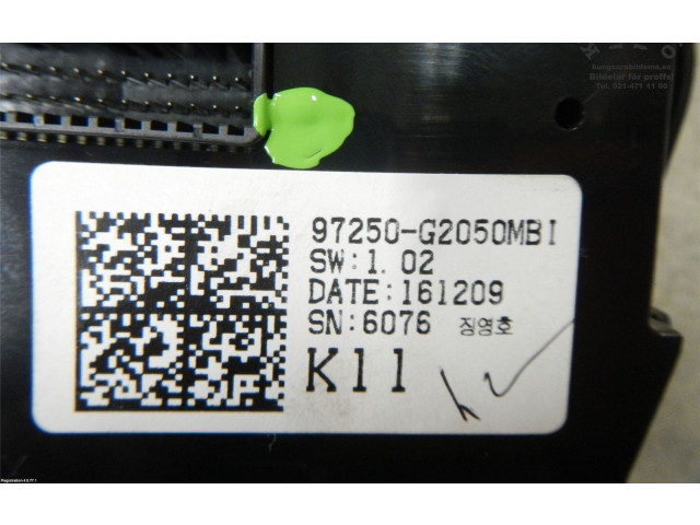 Блок управления климат-контролем 97250G2050MBI, 97250-G2050 Hyundai Ioniq