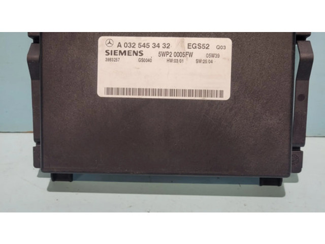Блок управления коробкой передач A0325453432 Mercedes-Benz E W211