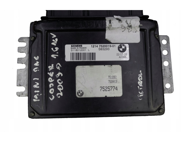 Řídící jednotka S118012001, S118012001L Mini One - Cooper Cabrio R52 2002