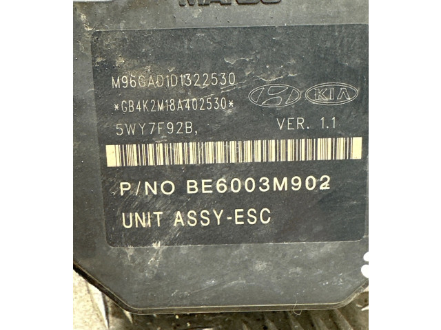 Блок АБС BE6003M902, 5WY7F92B KIA Sorento 2010 - 2014 года