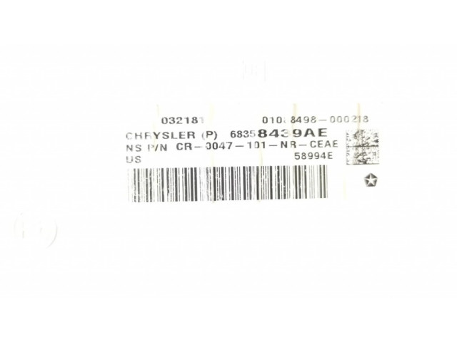 Přístrojová deska Chrysler Pacifica 2018 68358439AE