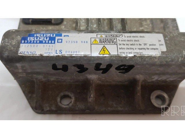 Блок управления двигателя 8973509488, 1125000166 Opel Meriva A