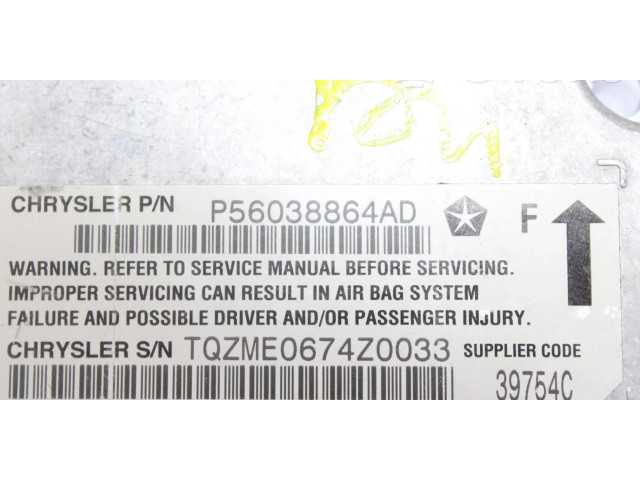 Блок подушек безопасности P56038864AD Jeep Cherokee III KJ