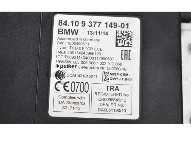 Řídící jednotka 9377149-01, 9377149-01 BMW 5 F10 F11 2015