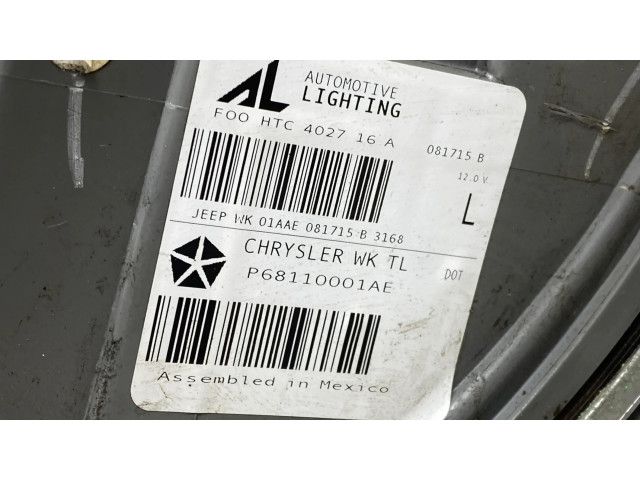 Задний фонарь левый сзади P68110001AE    Jeep Grand Cherokee   2010-2021 года