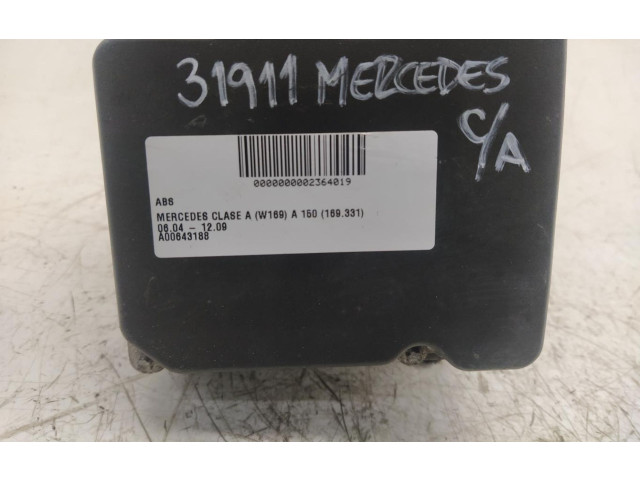 Блок АБС A00643188   Mercedes-Benz  A W169  2004 - 2012 года
