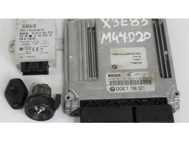 Комплект блоков управления 7796571, 6934529 BMW X3 E83