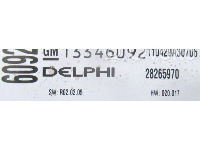 Блок управления климат-контролем 13346092 Opel Meriva B