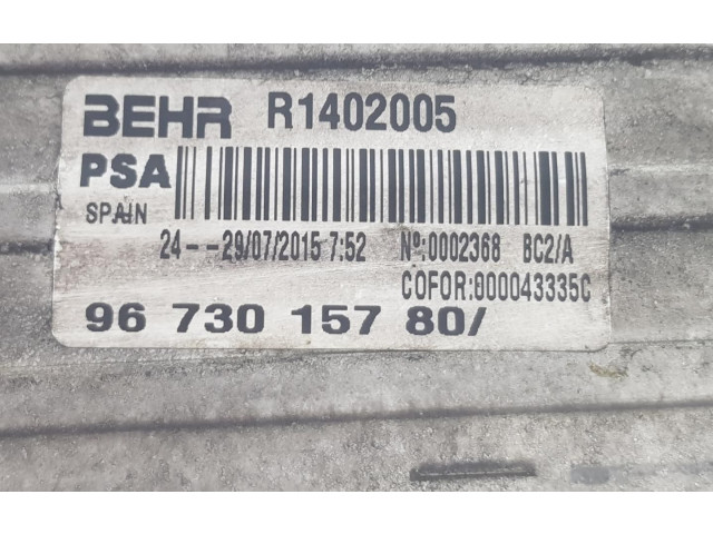 Радиатор интеркулера 0384P3, 0384P3 DS Automobiles 5