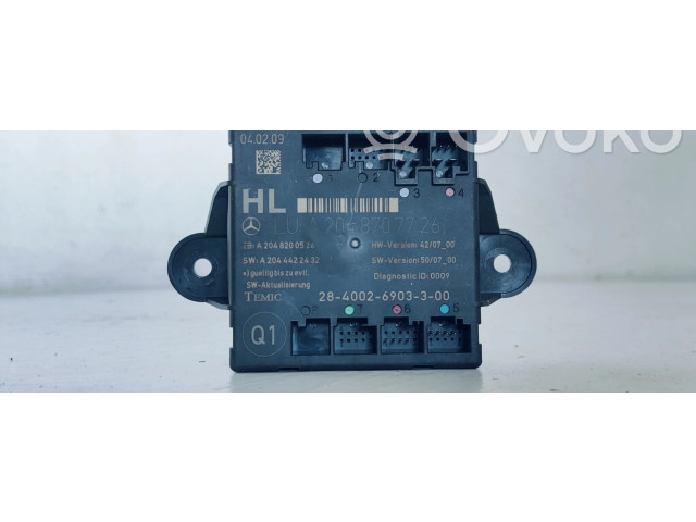 Блок управления A2048707726   Mercedes-Benz GLK (X204)