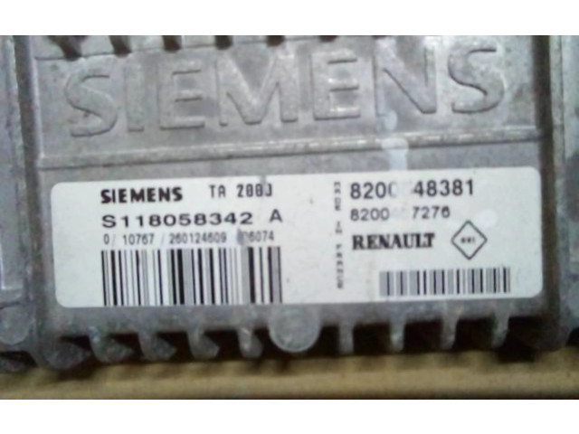 Блок управления коробки передач S118058342 Renault Clio III
