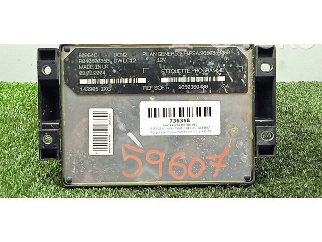 Блок управления 9650360480, DCN2-DWLC2 Citroen Berlingo