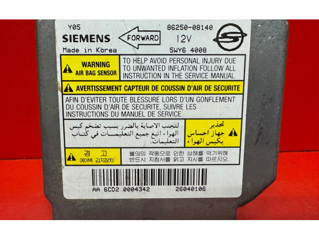 Блок подушек безопасности 86250-08140, 5WY64008 SsangYong Rexton I